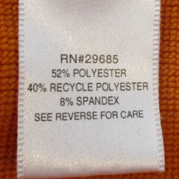 Pendleton Women's Half Zip, Long Sleeve, Athletic Hoodie, Rust/Orange, Size L - Picture 12 of 13